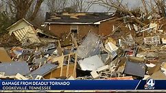Deadly tornado damage in Cookeville, Tennessee