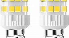 E12 LED Light Bulb 5W Equivalent to 40W C7 Replacement Bulbs Clear Type B Candelabra Base Bulbrite Warm White 2700K Non-Dimmable (2 Pack)