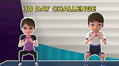 Kids Workout: 30 Day Challenge Weight Loss | Kids Exercise