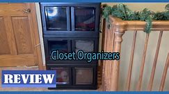 Closet and storage organizer with door Review