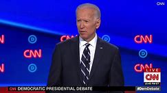 Joe Biden flubs his lines during closing statement of debate