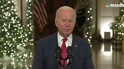 Biden delivers Christmas address from White House