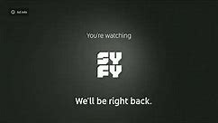 YouTube TV commercial placeholder (Syfy)