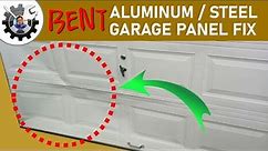 Aluminum/Steel Garage Door Panel Repair