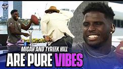 Micah plays American Football with Miami Dolphins' Tyreek Hill 🏈 | UCL Today | CBS Sports Golazo