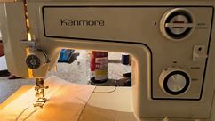 Kenmore sewing machine 148-15600 #vintagesewingmachine #kenmore #foryou #sewing #merrychristmas #sears #trending