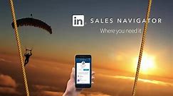 LinkedIn - With the new Sales Navigator mobile app,...