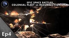 EPIC Space Battles | Galactica and Pegasus vs Resurrection Ship | Battlestar Galactica