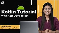 Kotlin Programming Full Tutorial with Android Development Project | Android Studio | @SCALER