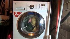 LG F1222TD Direct Drive Washing machine : Cotton quick 60 (Full cycle)