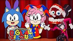 Sonic And Amy watch THE AMAZING DIGITAL CIRCUS