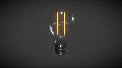Edison Light Bulb - 3D model by Ryan Koh (@RyanKoh)