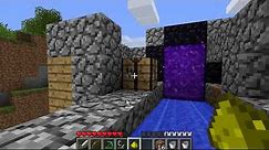 minecraft duplicate glitch works of every version with a nether portal
