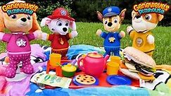 Best Toy Learning Video for Kids - Paw Patrol Snuggle Pup Picnic!