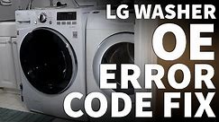 LG Washer OE Error Code - LG Washer Not Draining Fix - LG Washer Drain Pump Replacement Tutorial