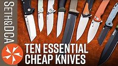10 Cheap Knives Everyone Should Own
