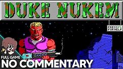 Duke Nukem 1 - Full Playthrough [No Commentary]