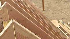#fyp #roofframing #wood #construction #plywood #lvl #ridge | Tip Buildhouse