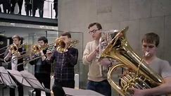 Flash Mob at the Science Museum. Royal College of Music Philharmonic play Holst’s Planets