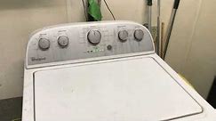 Whirlpool WTW5000DW Short test mode (Agitating and Spin test