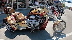 Insane V8 Chopper Trikes | Sturgis Main Street