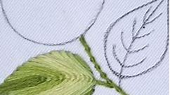 Bough Embroidery Tutorial #trending #embroidery #easy #hand #tutorial #reels #handmade #stitch #fbreels #useful #viral #cute #diy #satisfying #content #viralreels #support #reelsfb #viralreelsfb #reelsvideo | Crafts & Embroidery