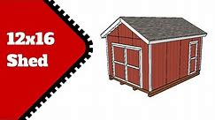 Free 12x16 Shed Plans
