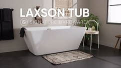 Discover Modernity & Elegance — The Laxson Acrylic Freestanding Tub