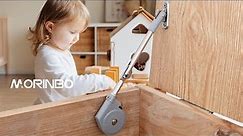 MORINBO Soft Close Toy Box Hinges Installation Tutorial