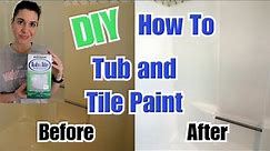 Rustoleum Tub and Tile Refinishing Kit/DIY How to Paint Your Tub and Shower/ Tub/Shower Refinishing
