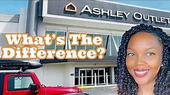 ASHLEY OUTLET? WHAT’S THE DIFFERENCE BETWEEN THE REGULAR ASHLEY FURNITURE STORE?🤔