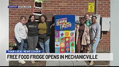 Free food fridge opens in Mechanicville