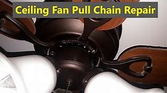 How to repair your ceiling fan if it has a broken pull chain for the light or fan speed switch. VOTD