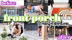 RENOVATING OUR RANCH FIXER UPPER | INSANE FRONT PORCH MAKEOVER! | BEFORE AND AFTER | DIY PROJECTS!