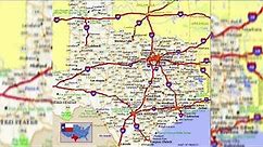 road map of texas