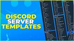 Top 10 BEST Discord Server Templates you need to Try!
