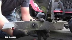 How to replace blades on Craftsman riding mower