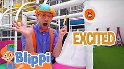 Blippi Visits an Indoor Playground (Live, Love, Play) | Moving and Learning With Blippi