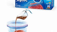 Ziploc® Brand Freezer Bags, Quart Food Storage Bags with Stay Open Technology, 25 Count