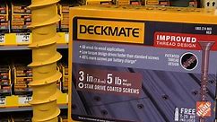 DECKMATE #9 x 2-1/2 in. Star Flat-Head Wood Deck Screws 25 lbs box (1823 pcs) 212DMT25BK