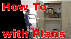 How to Build a Storage Cabinet with Doors - Plans Included