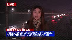 Suspect killed, officer wounded in shooting on Garden State Parkway in Woodbridge, NJ