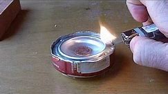 Penny Alcohol Backpacking Stove