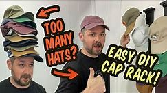 How to Make an Easy Hat Rack!
