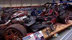 Wrecked Cars From Sinkhole on Display at National Corvette Museum