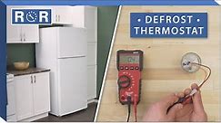 How to Test & Replace a Defrost Thermostat in a Refrigerator | Repair & Replace