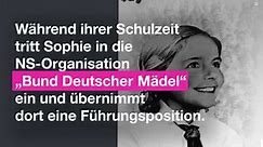 Widerstandskämpferin Sophie Scholl im Porträt