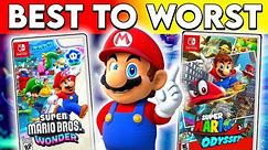 Ranking EVERY Single Mario Game On Switch! (2023 Edition)