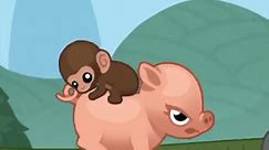 Baby Monkey (Going Backwards on a Pig): The Game