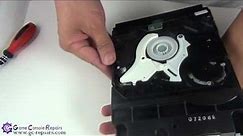 PS3PHAT 60GB CECHC02 How to remove a disc manually & reset the Blu Ray Drive by gc repairs com
